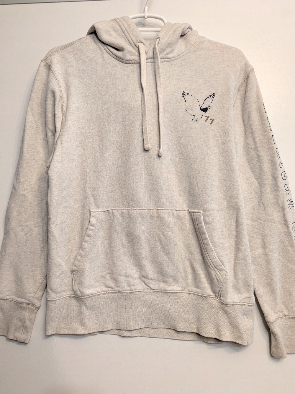 American Eagle Outfitters Oatmeal Color Crewneck Hoodie Sweatshirt Small 🦅🦅🦅